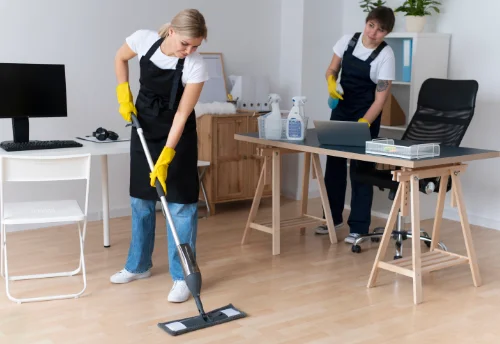Nettoyage de bureau professionnel à Aubrives