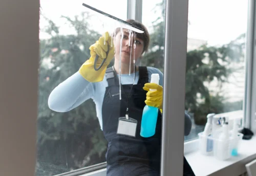 Nettoyage de vitres intérieures et extérieures à Aubrives